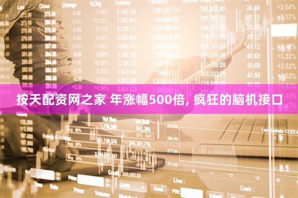 按天配资网之家 年涨幅500倍, 疯狂的脑机接口